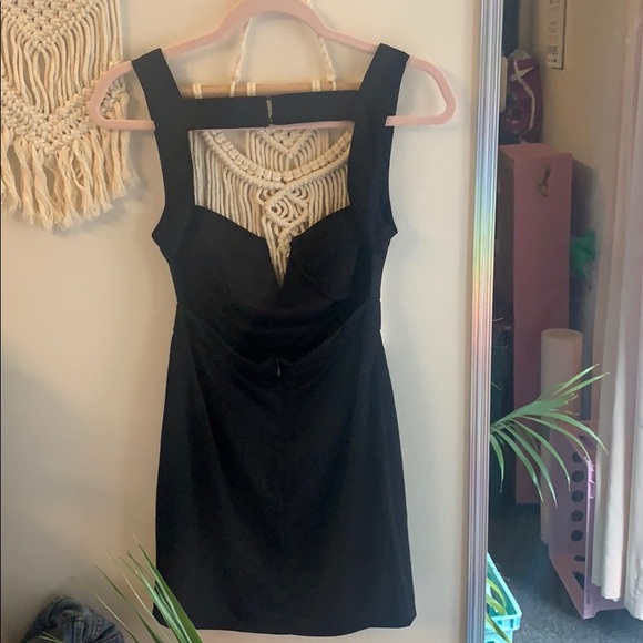 blue blush black mini dress - Picture 2 of 2